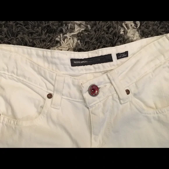 MISS SIXTY WHITE WIDE-LEG JEANS - Picture 3 of 6